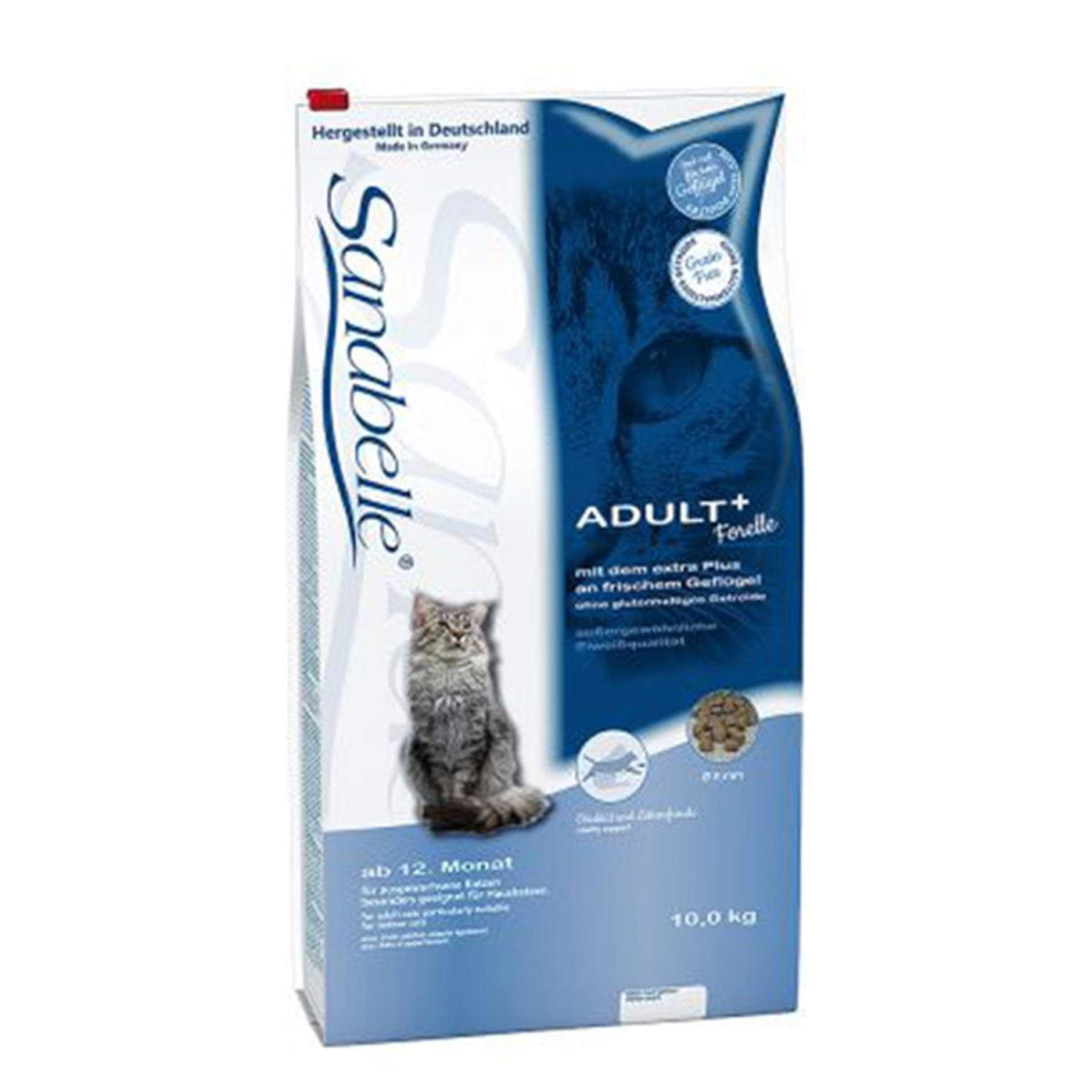 Sanabelle Forelle Alabalikli Tahilsiz Kedi Mamasi Adult 10 Kg
