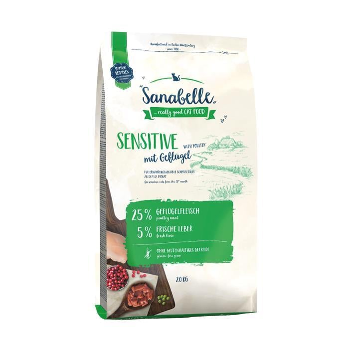 Sanabelle Sensitive Poultry Taze Kümes Hayvanlı 2 Kg Kuru Kedi Maması