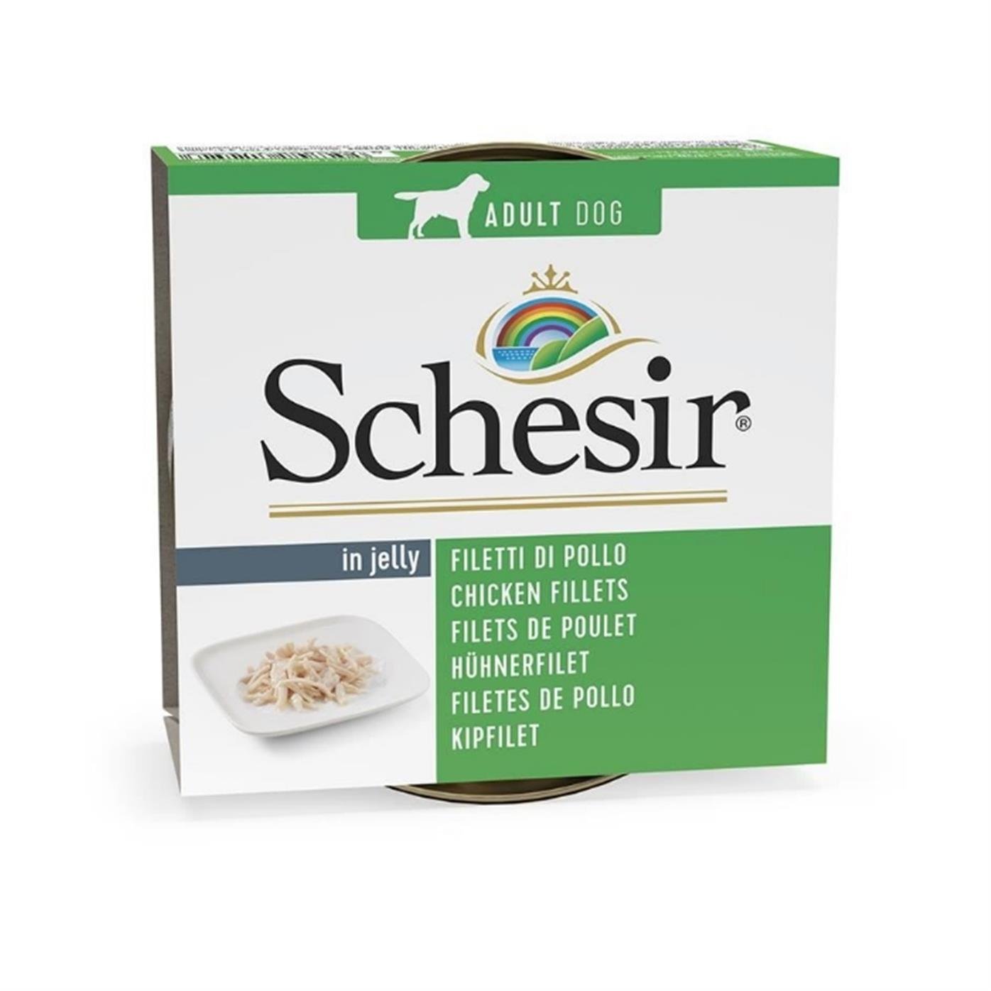 Schesir Tavuk Filetolu Köpek Yaş Maması 150gr