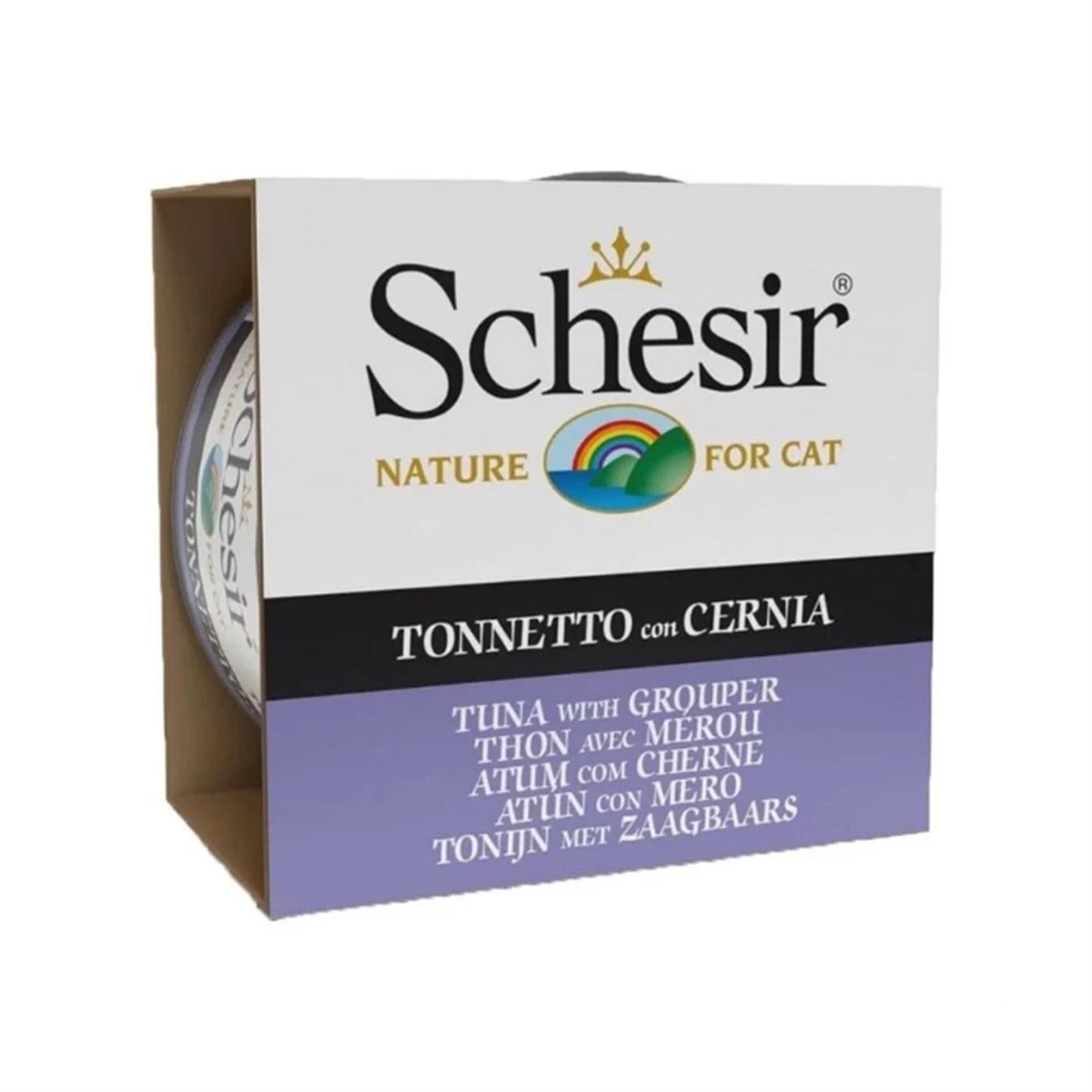Schesir Ton Balığı ve Orfoz Balıklı Kedi Konservesi 85g