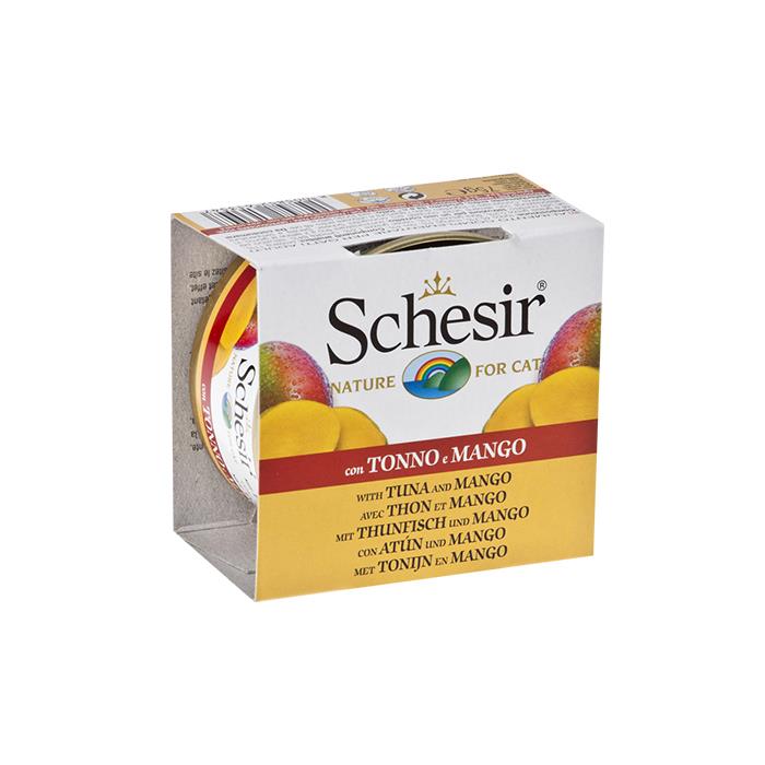Schesir Ton Balıklı Ve Mangolu Yetişkin Kedi Maması 75gr