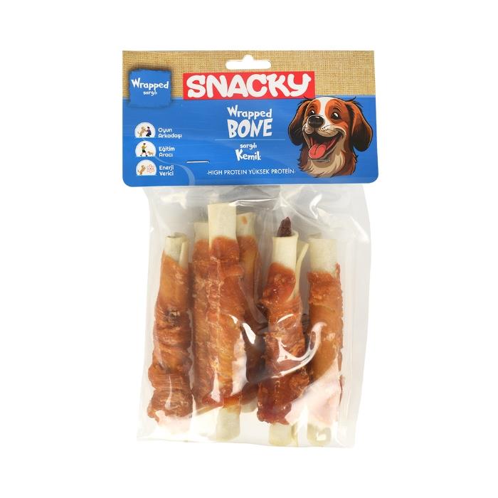 Snacky Tavuk&Ciger Sargılı Köpek Ödülü 6'lı 13cm 168gr