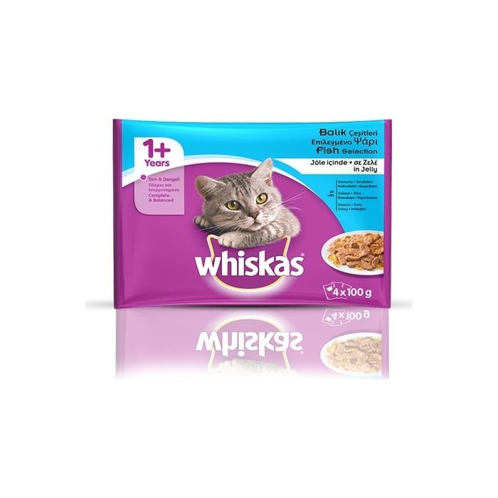 Whiskas Pouch Balık Çeşitleri 85gr 4 Al 3 Öde