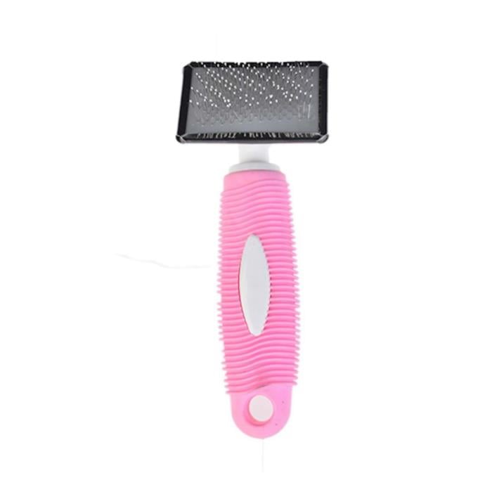 Zampa Kedi ve Köpek Bakım Fırçası Small 16x6cm, Pembe
