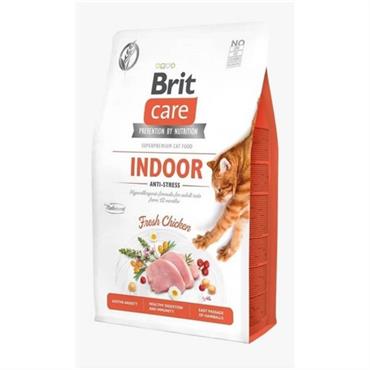 Brit Care Indoor Hypo-Allergenic Stres Azaltıcı Tahılsız Kedi Maması 2 Kg