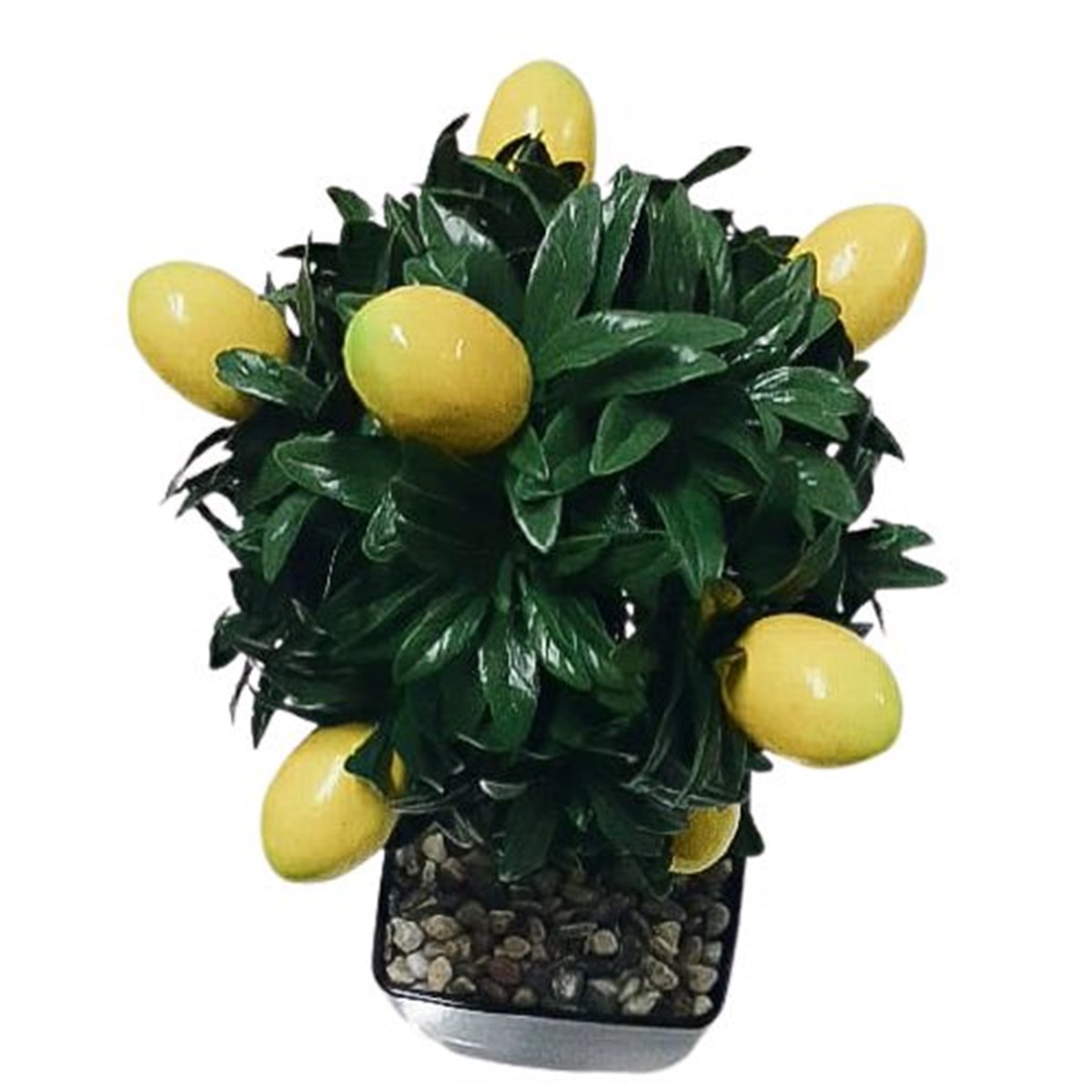 Dekoratif Saksıda Yapay Limon Ağacı - Çılgın Trend Ürünleri
