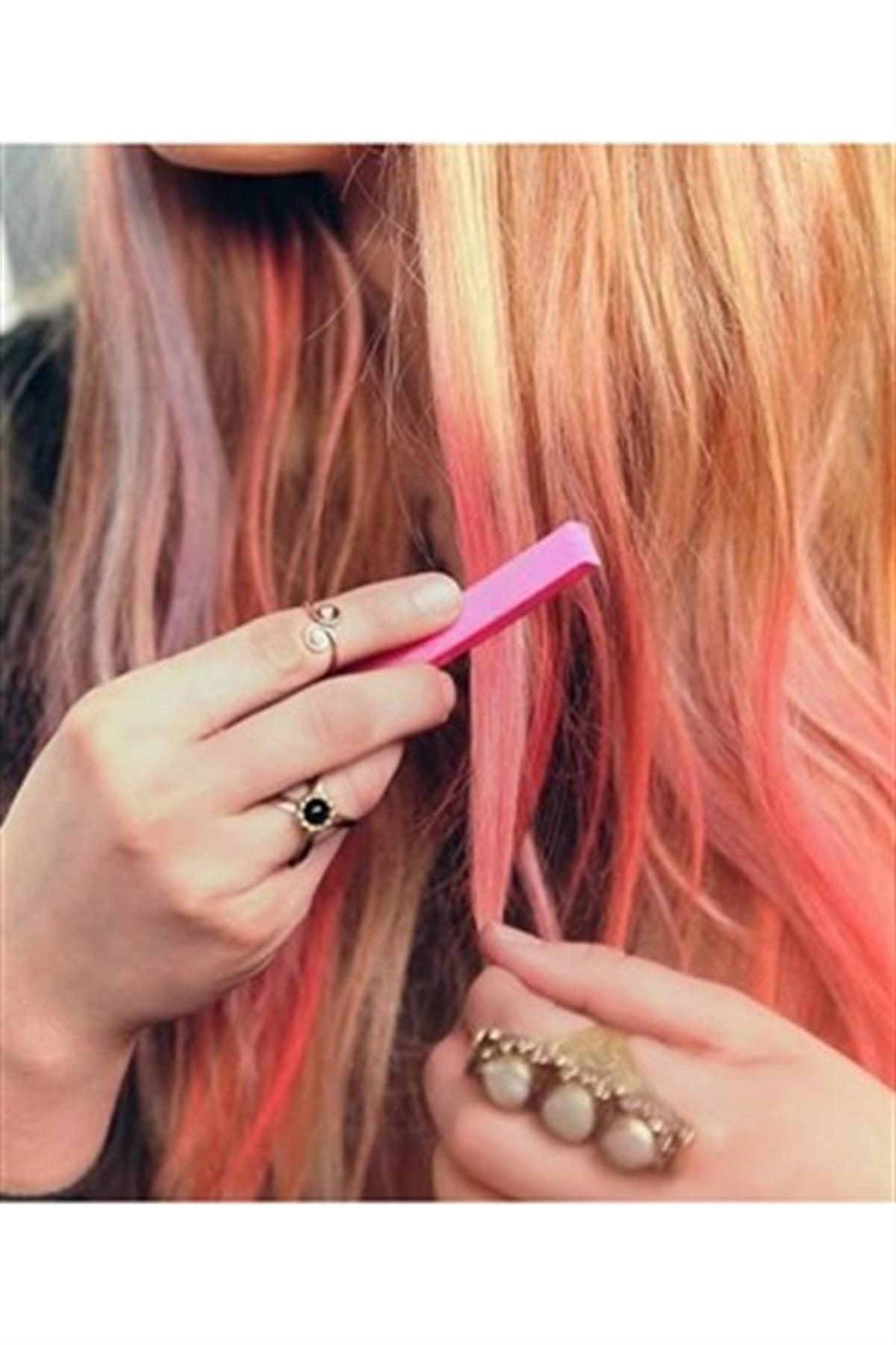 Hair Chalk Saç Tebeşiri Geçici Saç Boyası Tüm Renkler - Çılgın Trend  Ürünleri