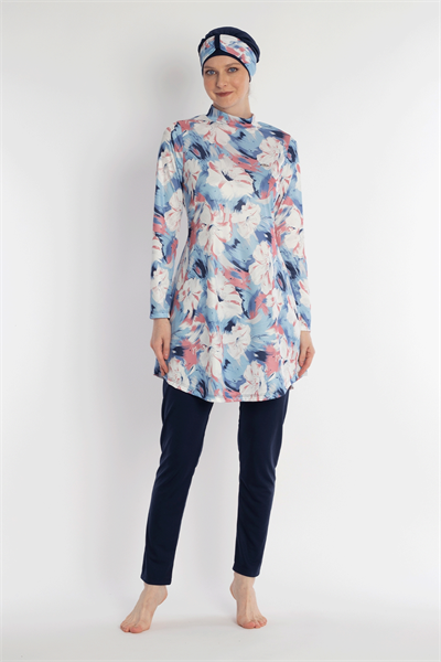 1304 Koyu Lacivert Tesettür Mayo