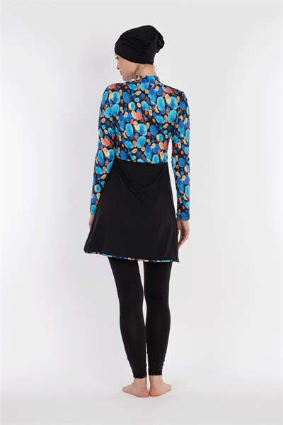 2312 Siyah Tesettür Mayo