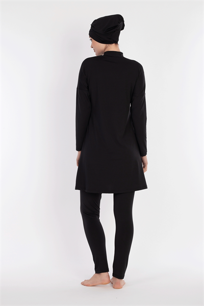 2321 Siyah Tesettür Mayo