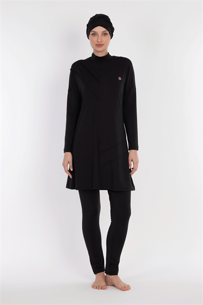 2321 Siyah Tesettür Mayo