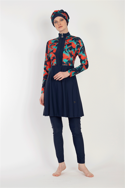 6010 Koyu Lacivert Tesettür Mayo