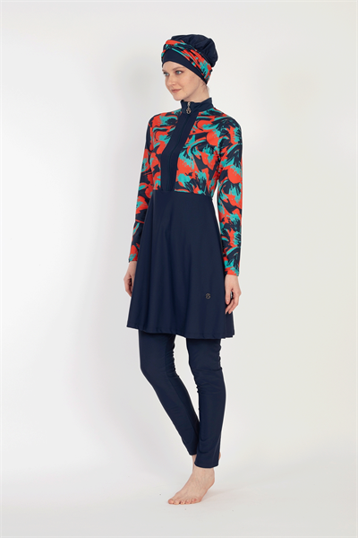 6010 Koyu Lacivert Tesettür Mayo