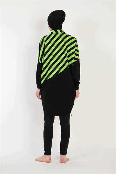 6060 Siyah Tesettür Mayo