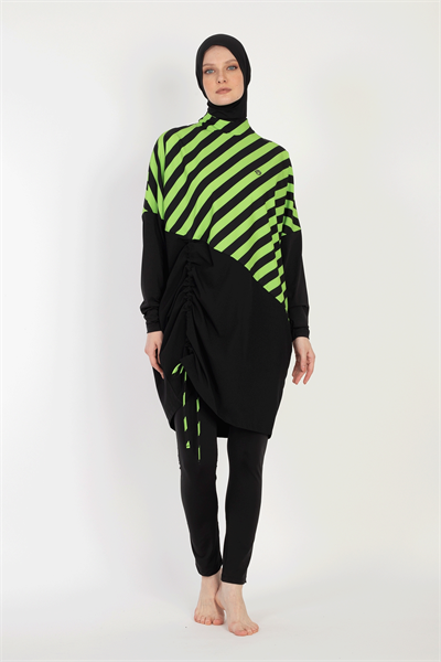 6060 Siyah Tesettür Mayo