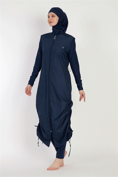 6068 Koyu Lacivert Tesettür Mayo