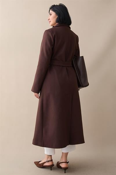 Astarlı Kaşe Kruvaze Acı Kahve Kaban