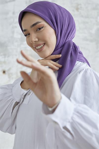 Ayla Piliseli Eşarp - Lavanta