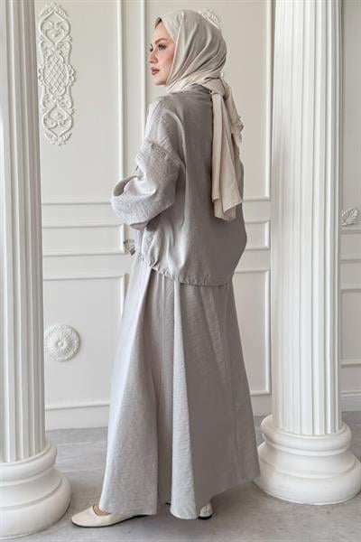 Bağ Detay Etekli Taş Takım