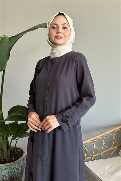 Baklava Detay Taş Antrasit Ferace