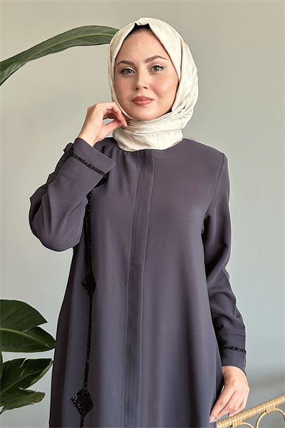 Baklava Detay Taş Antrasit Ferace