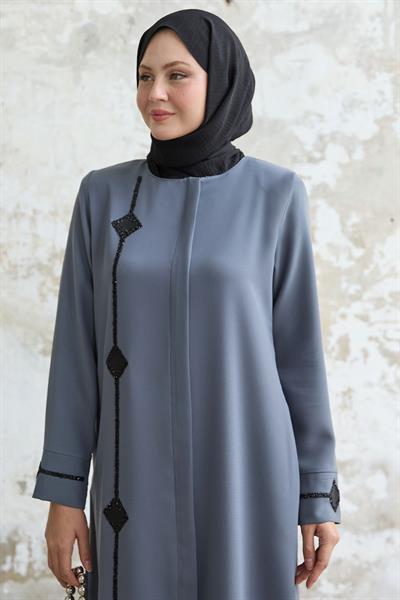 Baklava detay Taş Gri Ferace