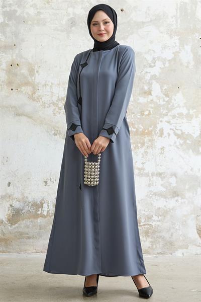 Baklava detay Taş Gri Ferace