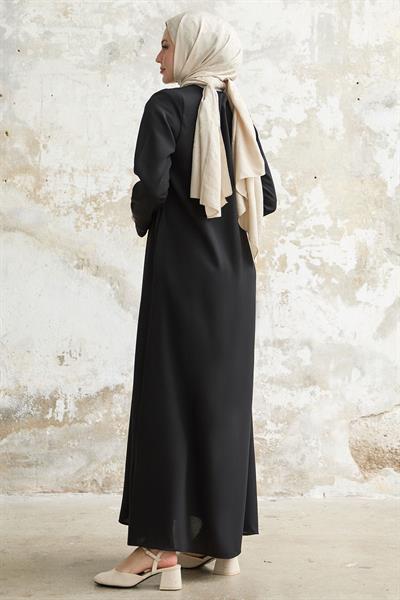 Baklava detay Taş Siyah Ferace