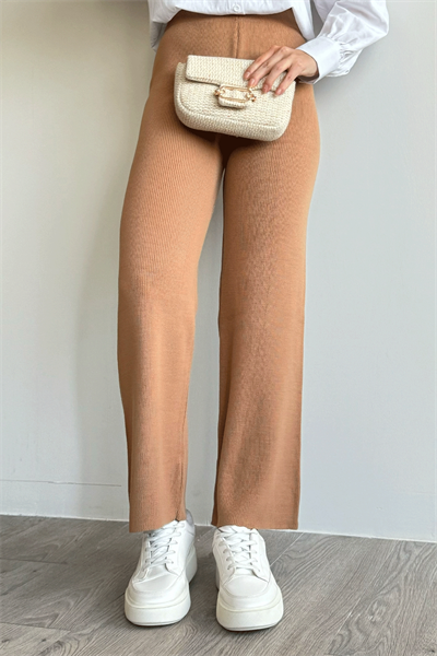 Basic Camel Triko Pantolon