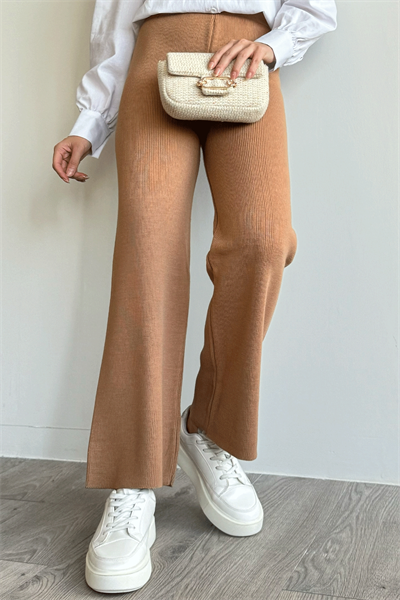 Basic Camel Triko Pantolon