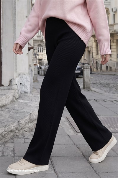 Basic Black Knit Pants