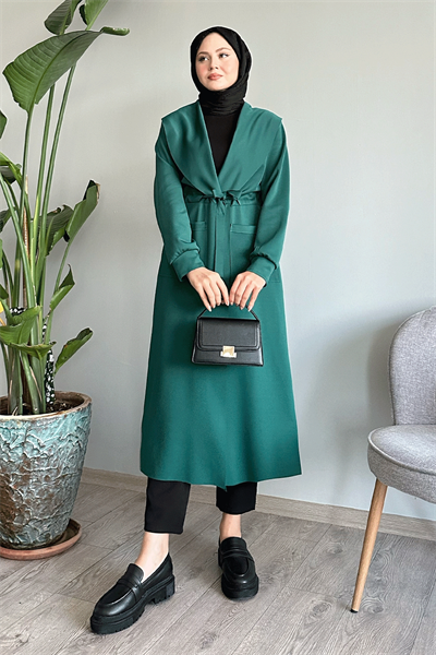 Belden Bağlamalı Yeşil Scuba Kap