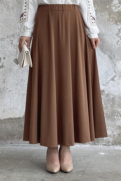 Beli Lastikli Scuba Etek - Taba