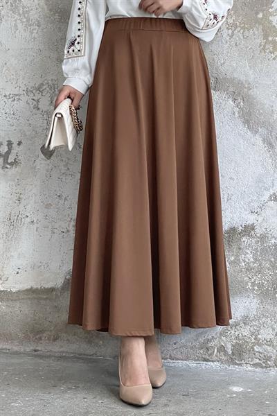 Beli Lastikli Scuba Etek - Taba