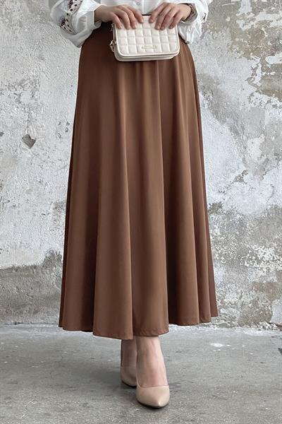 Beli Lastikli Scuba Etek - Taba