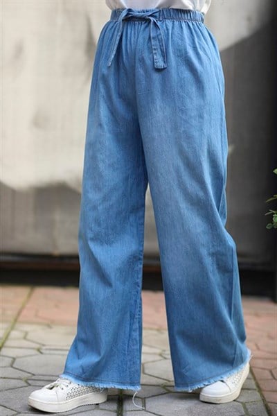 Wide-leg Light Color jeans