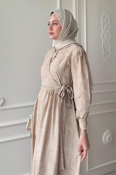 Çapraz Bağlamalı Taş Elbise