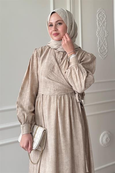 Çapraz Bağlamalı Taş Elbise