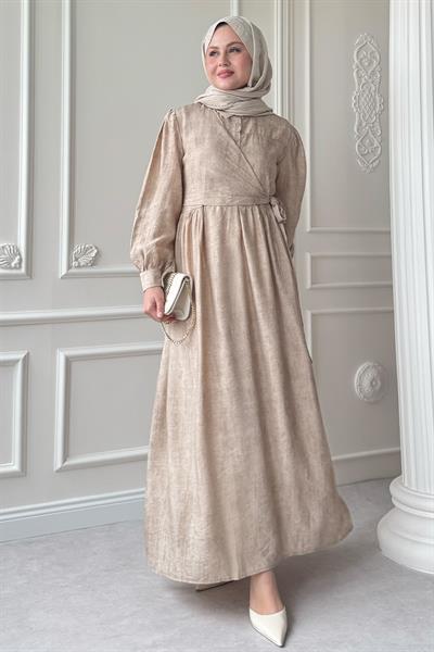 Çapraz Bağlamalı Taş Elbise