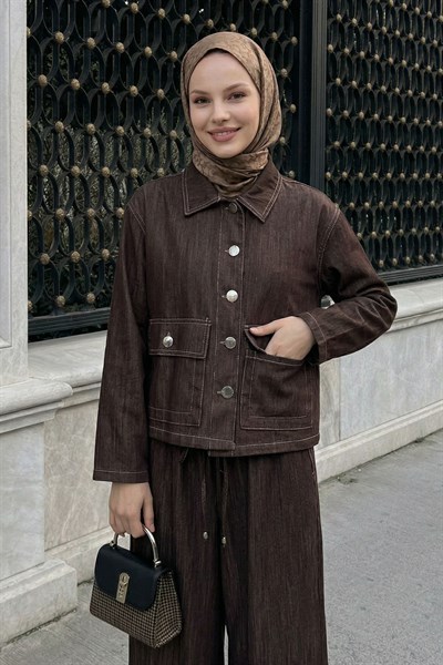 Cepli Kot Acı Kahve Takım