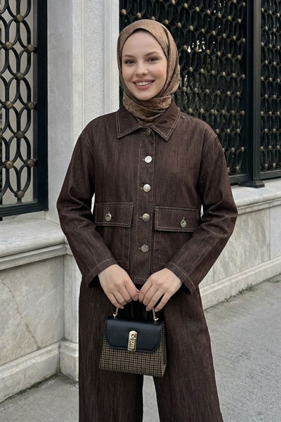 Cepli Kot Acı Kahve Takım