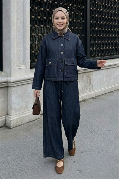 Cepli Kot Koyu Mavi Takım