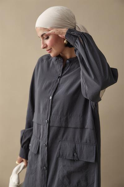 Cepli Modal Antrasit Kap