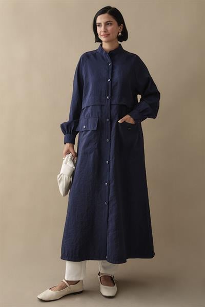 Cepli Modal Koyu Lacivert Kap