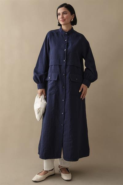 Cepli Modal Koyu Lacivert Kap