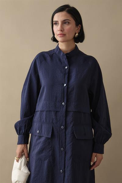 Cepli Modal Koyu Lacivert Kap