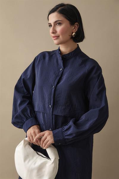 Cepli Modal Koyu Lacivert Kap