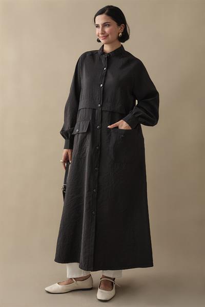 Cepli Modal Siyah Kap