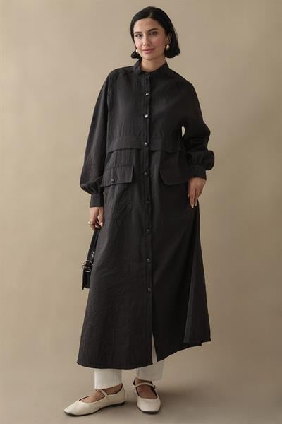 Cepli Modal Siyah Kap