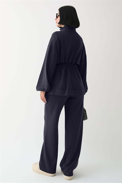 Çift Cep Biyeli Antrasit Oyşo Takım